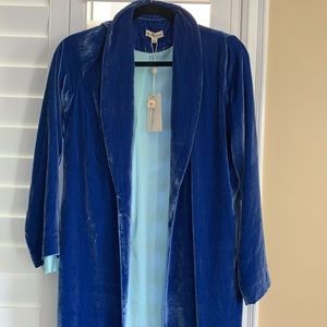 For love of lemons brand new velvet long coat